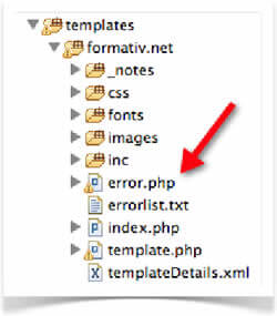 PHP-Skript zur Domainumleitung, 404-Fehlerseiten für Joomla