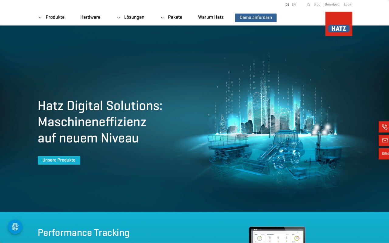 Webentwicklung, Digitalisierung, Softwarelösungen und Webdesign mit Joomla für Hatz Motorenwerke